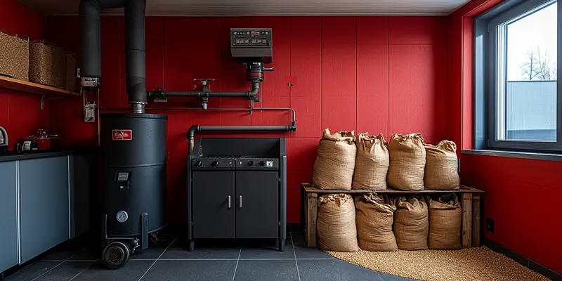 Piec na pellet 25K na ile metrów?