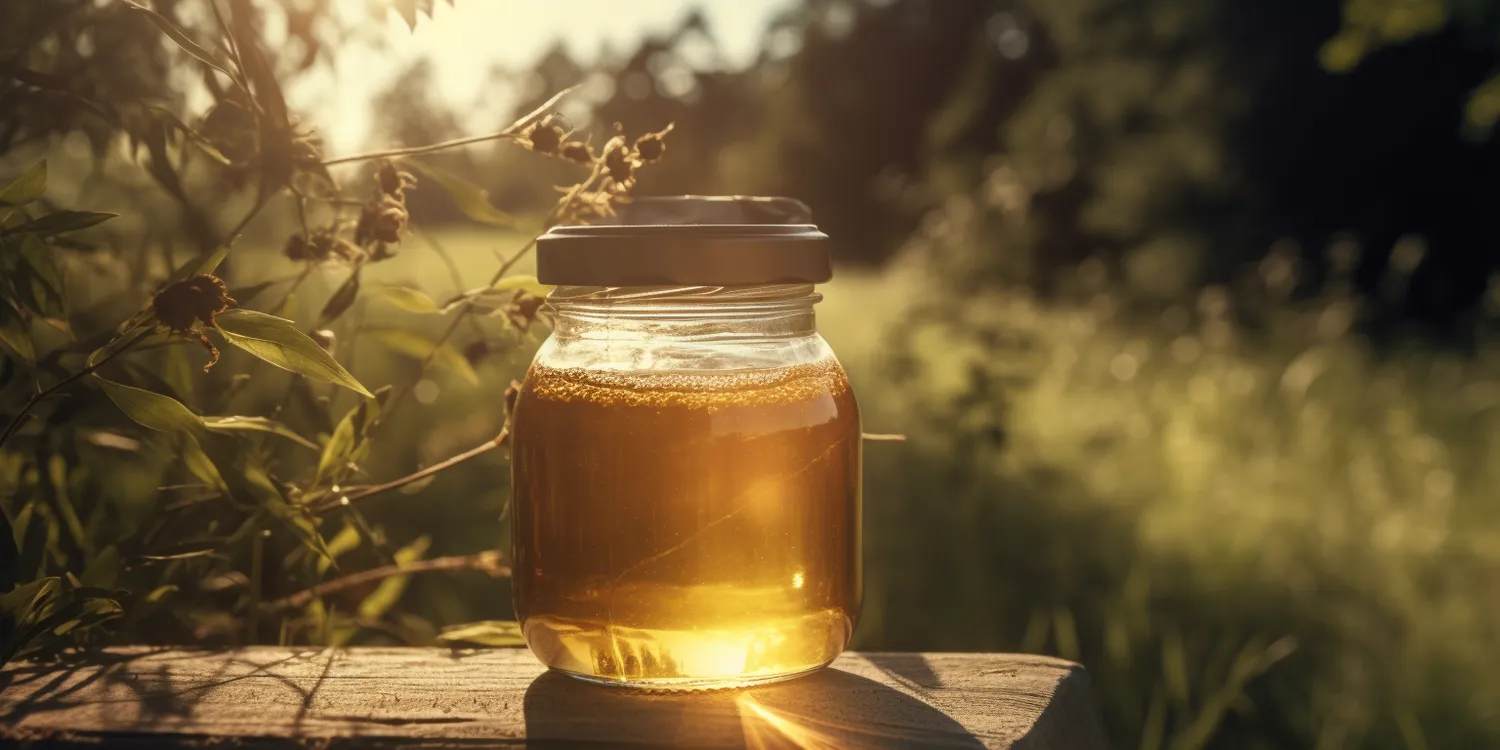 Pszczele produkty z syropu cukrowego