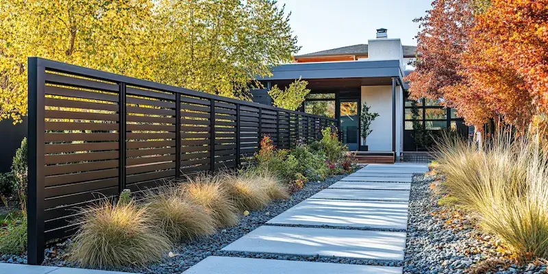 Alu Zäune aus Polen