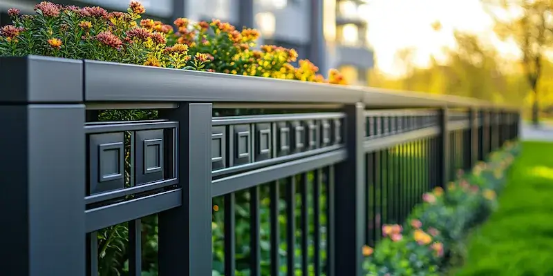 Aluminium Sichtschutzzaun aus Polen