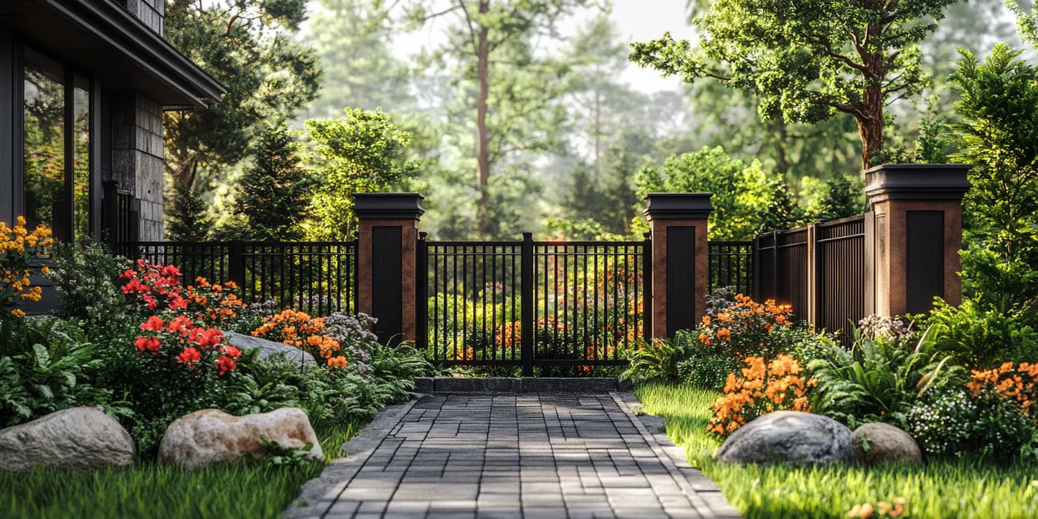 Aluminium Sichtschutzzaun aus Polen