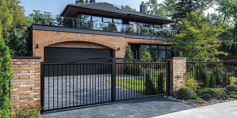 Gartenzaun Metall Polen